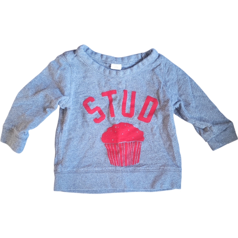Baby GAP Size 18-24M Grey Long Sleeve Sweatshirt